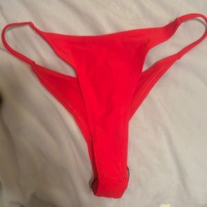 Thong bikini bottom with top. Size Large from SHEIN, fits like a Medium